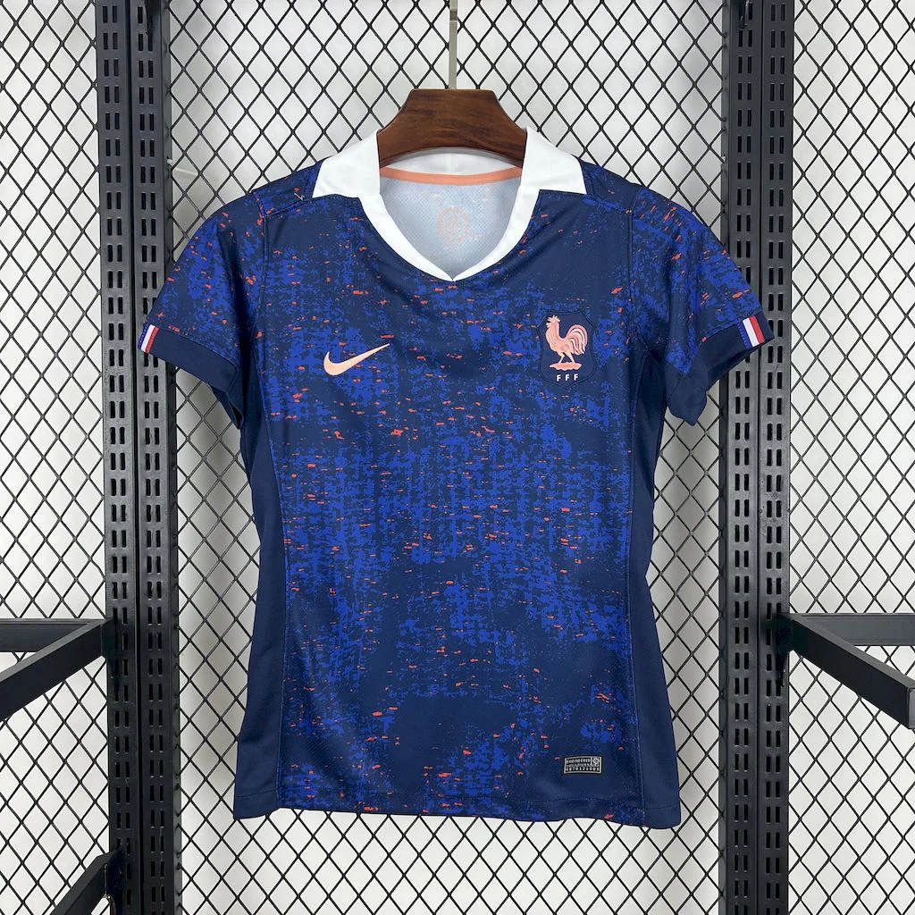 Womens 2026 France Home World Cup Football Jersey
