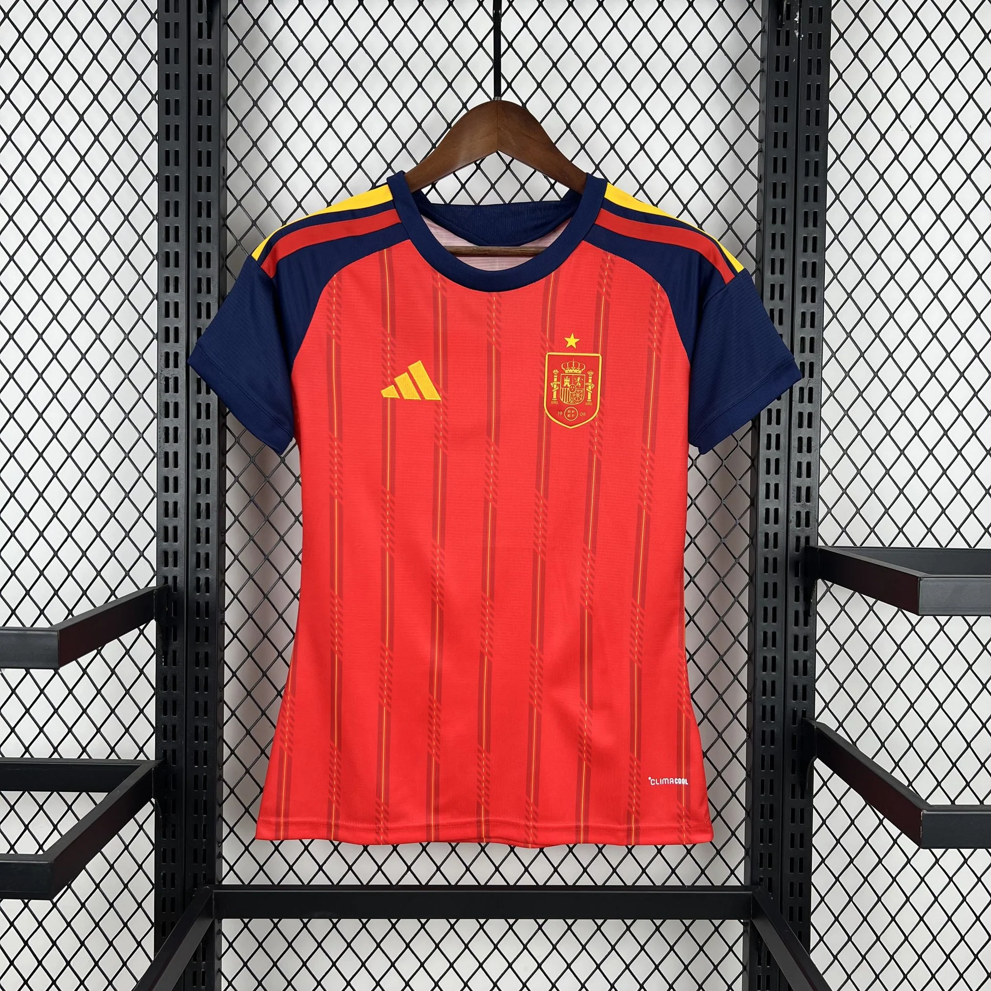 Womens 2026 Spain Home World Cup Football Jersey