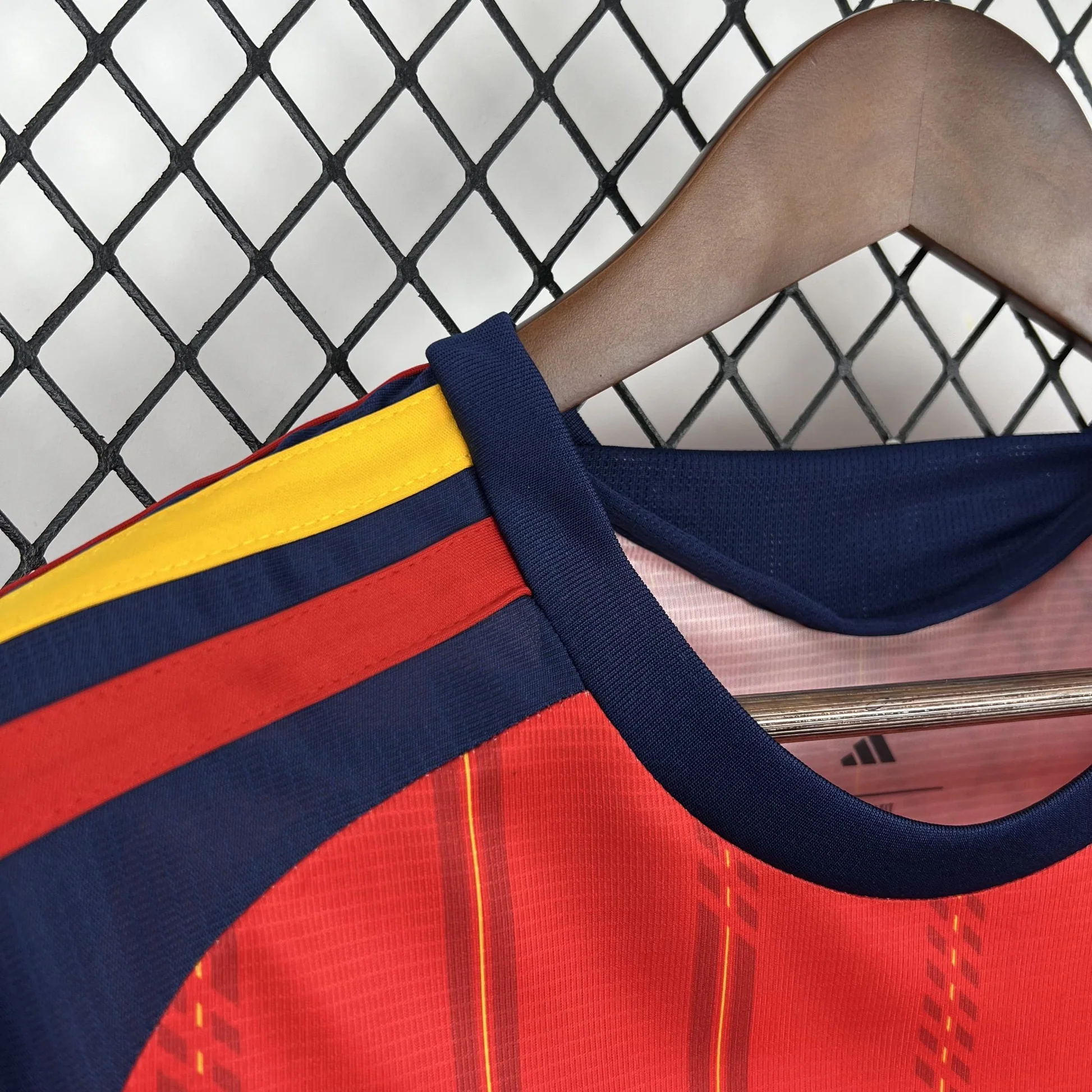 Womens 2026 Spain Home World Cup Football Jersey 4
